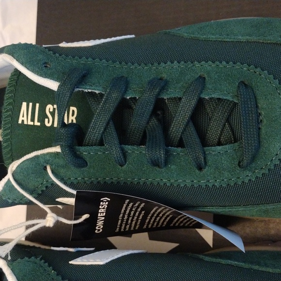 Converse Run Star Trainer. Green Envy/Egret/White. Low top Shoe. Unisex, Size 9 - Picture 11 of 16